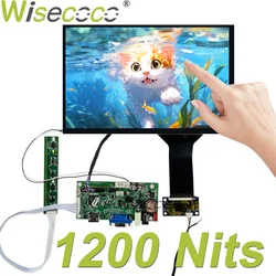 Sunlight Readable Display 1200 Nits High Brightness 10.1 Inch 1280x800 16:10 1000 Nits LCD Touchscreen Outdoor Project Panel
