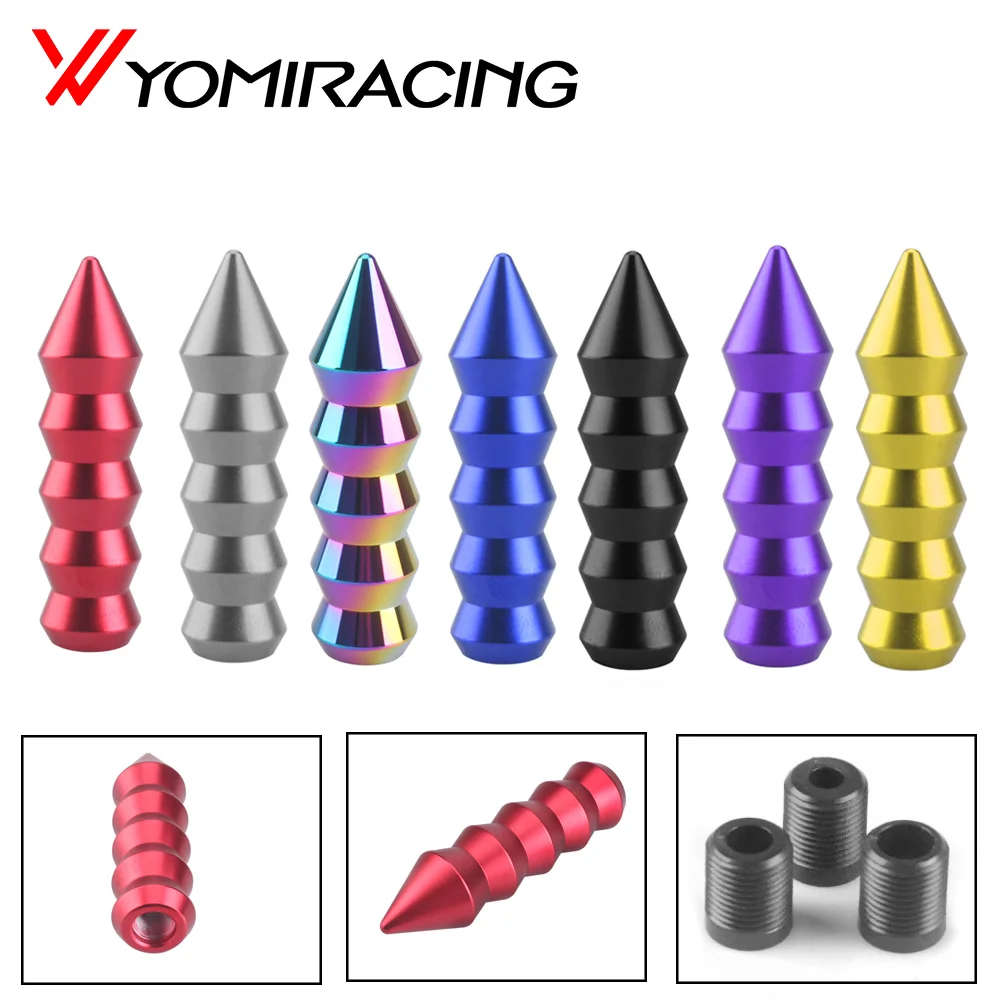 

Auto Universal Cone gear head Aluminum alloy 8 Color wave club head racing gear shift head knob handle personality hot