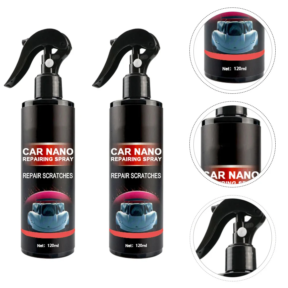 2 زجاجات نانو خدش إصلاح رذاذ للسيارات سيارة البولندية مرمم الشمع مزيل الصدأ السيارات بالتفصيل أداة إصلاح طلاء السيارة