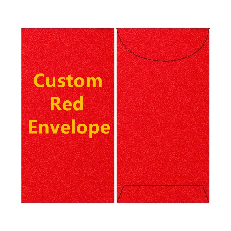 

Customized Red Envelope Red Packet Hongbao For Wedding Christening New Year Spring Festival Birthday Custom Envelope
