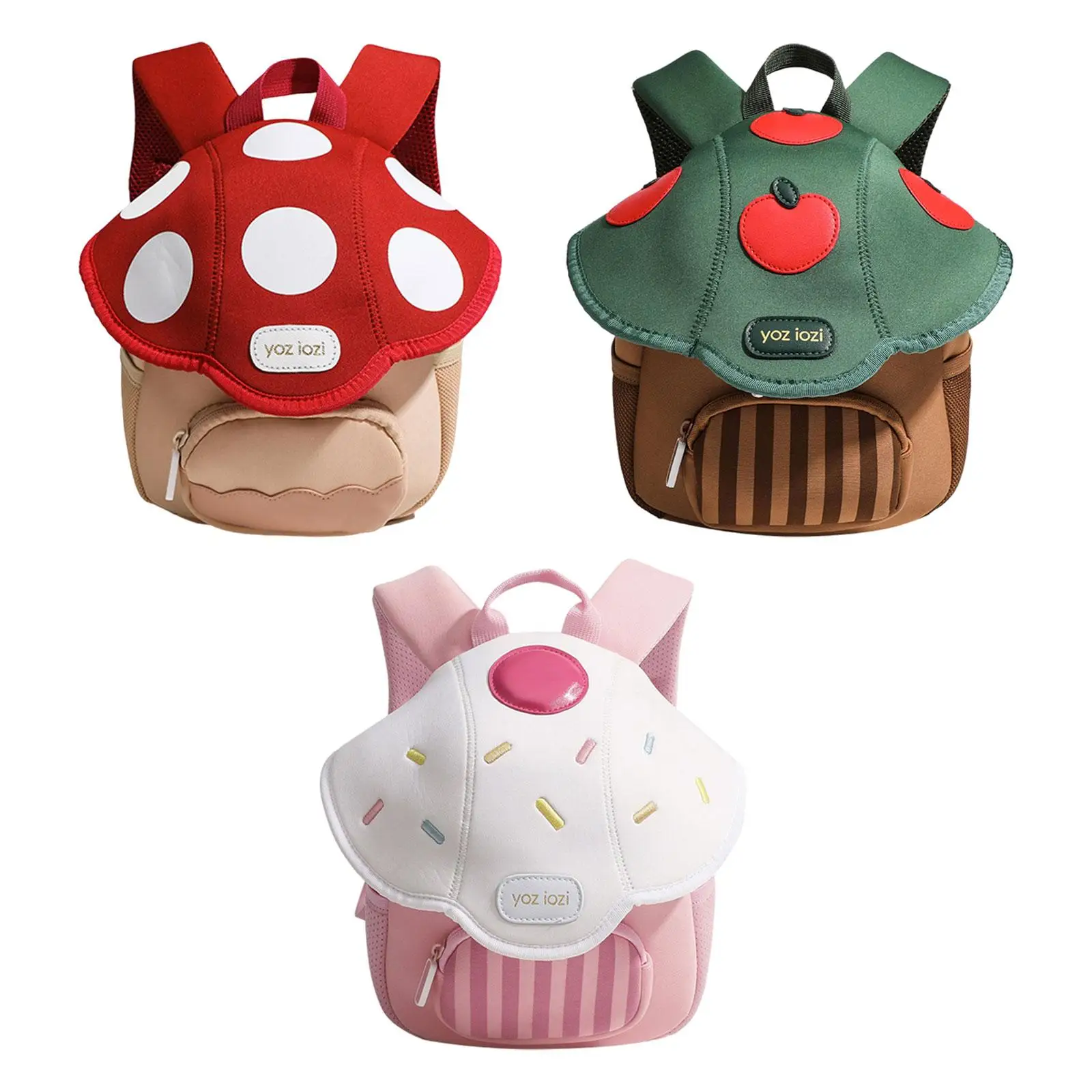 Cute Mushroom Backpack Fashion Large Capacity Preschool Gifts Funny Mini