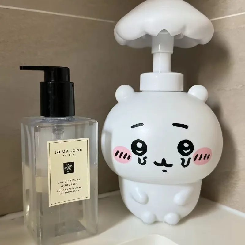 

Chiikawaed Mushroom Head Hand Soap Bottle Portable Empty Dispensing Bottle Creative Mushroom Shape Travel Refillable Container