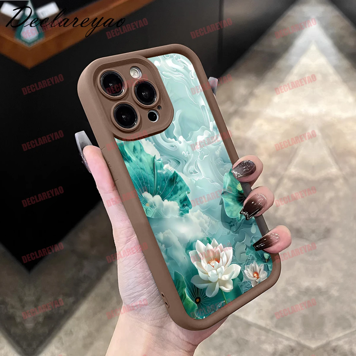 DECLAREYAO لينة ضوء سليم ماتي بولي يوريثان يغطي ل Realme N65 P1 C51S C11 5 C35 C21 50A C2 C55 5S GT 60X C21Y غطاء حافظة مقاوم للصدمات