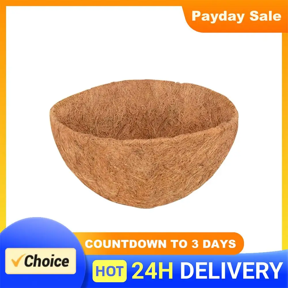 Natural Coconut Fiber Flower Planter Wall Decoration Multifunctional Waterproof Cuttable Replaceable for Garden Balcony Supplies