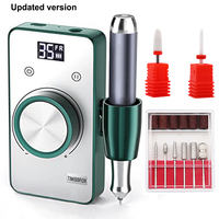 35000RPM Nail Drill Rechargeable Drill Wireless Nail Sander for Manicure Pedicure Nail Art Lower Noise Professional Nail Machine