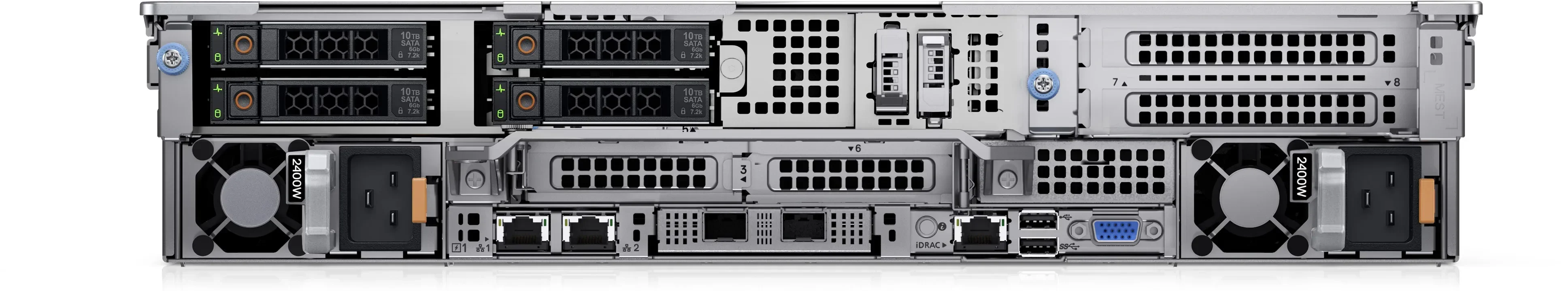 PowerEdge R750หน่วยประมวลผล Xeon 4310เงิน480G SSD 4*16GB เมมโมรี2U แร็คเซิร์ฟเวอร์ R750ในสต็อก