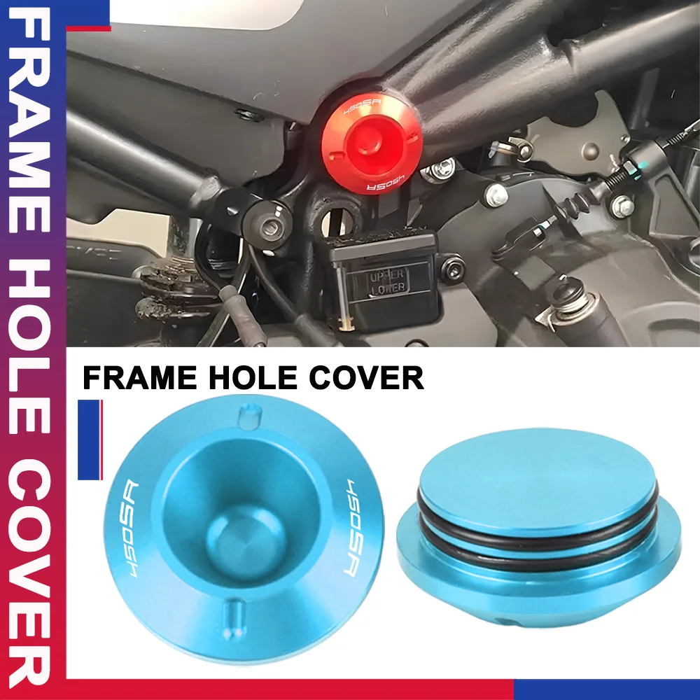 

Motorcycle Accessories CNC Frame Hole Cap Plug Frame Insert Swingarm bolt Cover For CFMOTO 450SR 450 SR 2022 2023 2024 450SS