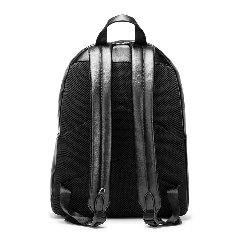 Fashion Striped Backpack Men High Quality PU Leather Men\'s Backpack Luxury Business Laptop Backpack Male Travel Sport Backpacks