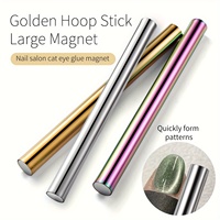YIKOOLIN Super Long Double Head Nail Magnet Tool Pens Magnetic Cat Eye Gel Polish Nail Art Kit for DIY Salon Studio Or Home Use