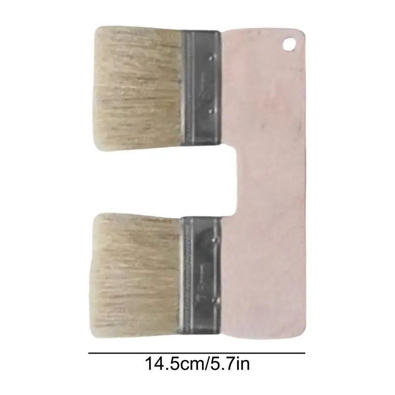 Double Paint Brush Paint Brush House Butter Mixed Fiber Painting Brush Paint Application Tools Texture Brush For Art Craft Paint