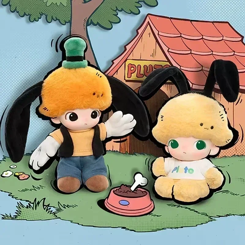 

POP MART DIMOO WORLD X Disney Series Vinyl Face Original Blind BoxToys Doll Original Action Anime Figure Ornaments Collection