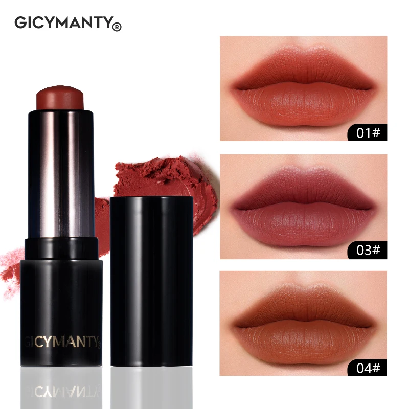 GICYMANTY Matte Lipstick Low Saturation Lip Gloss Long-Lasting  Transfer-Proof  Silky Smooth  Waterproof