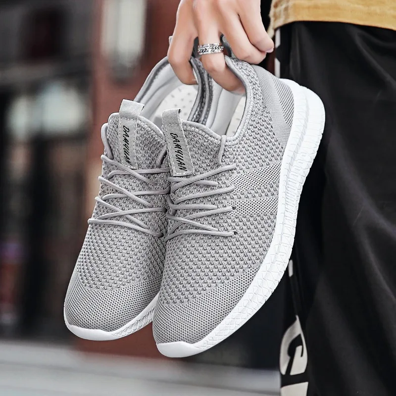 

Damyuan Fashion Men Shoes Sneakers Knit Athletic Sports Cushioning Jogging Trainers Lightweight Gym Running Shoes Zapatillas