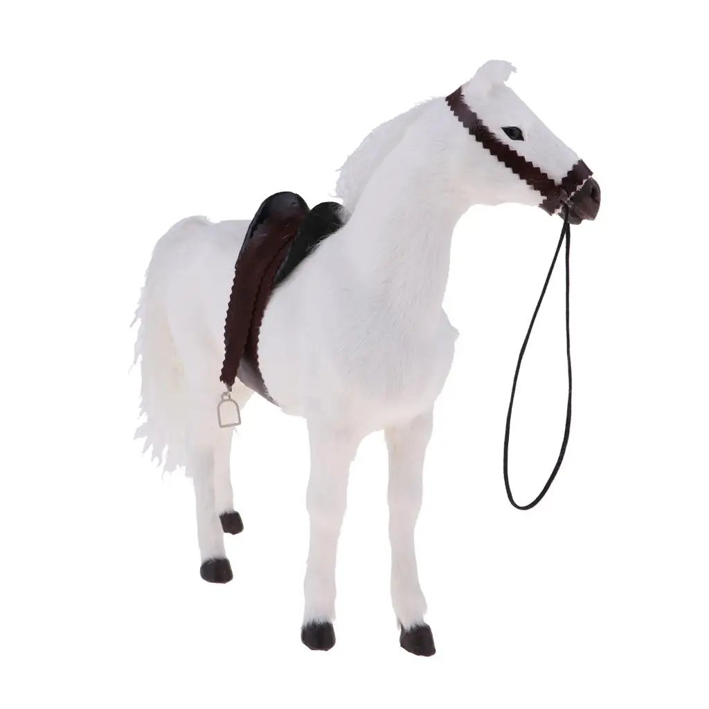 1/6 schaal diermodel paard figuur hars sculptuur voor 12 inch actiefiguur