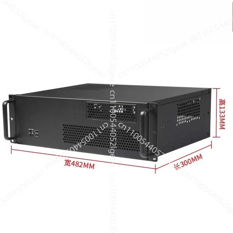 

3U industrial computer case, ATX motherboard, optical drive position, desktop, large power supply, front IO interface server