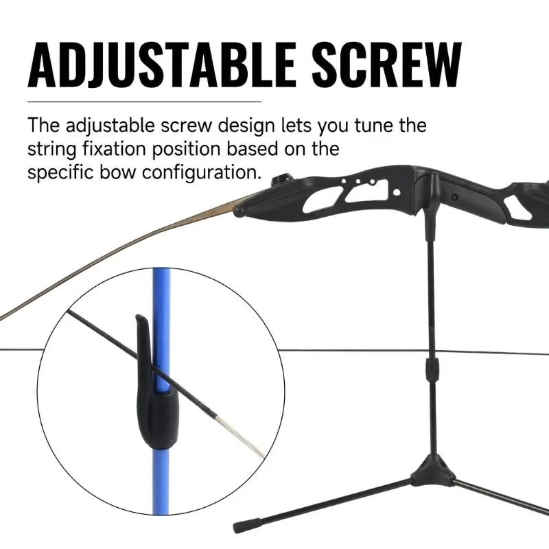 Recurve Bow Stand Vertical Tripod Foldable Archery Holder Portable Stable Support for Hunting Shooting Accessories