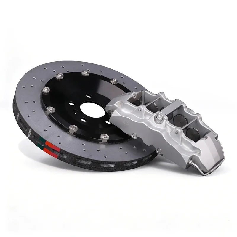 Upgrade Auto Brake System Racing Brake Calipers 8 Pot R19 R20 Inch Rims 405*34mm Carbon Ceramic Brake Disc for
