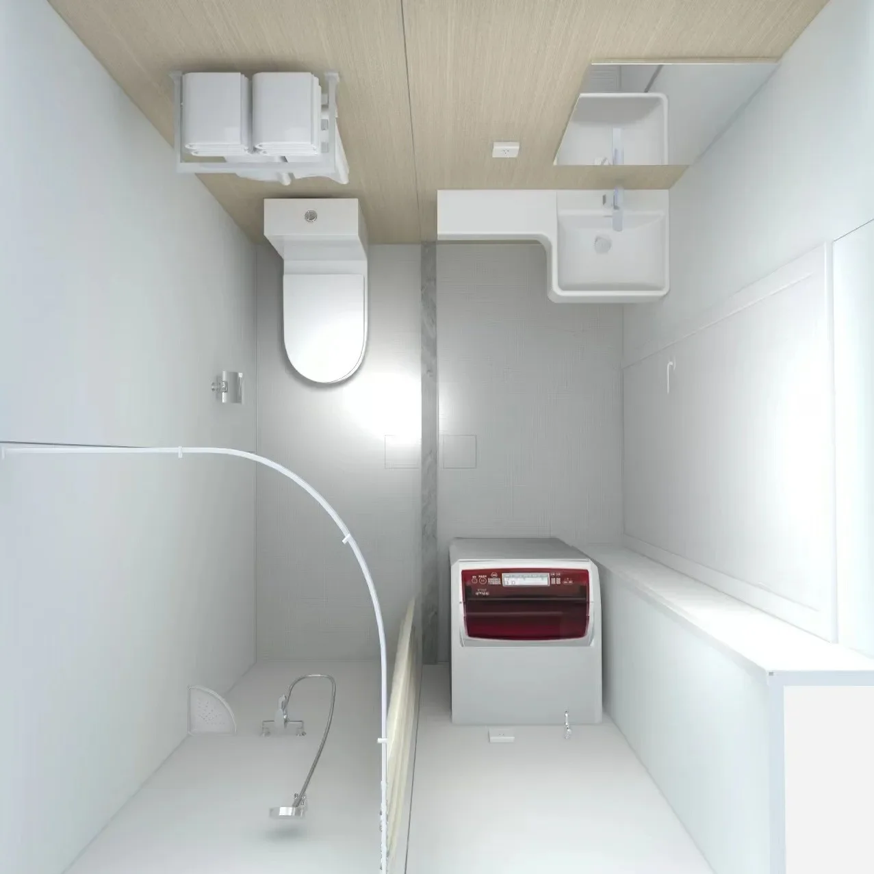 Manufacturer direct SMC integral shower room toilet renovation integral shower room independent bathroom integrated bathroom