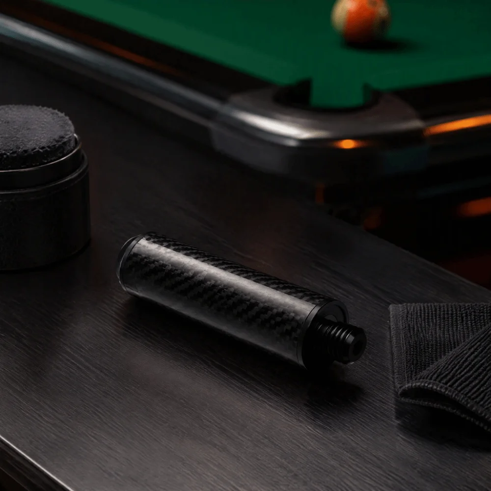 4 Inch Length Pool Cue Extension Carbon Fiber Material Quick Connect Design Billiard Cue Extender Billiard Extension Rod