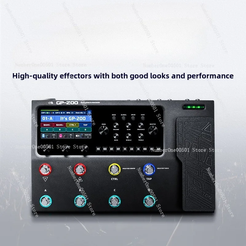 GP-200 bass guitar bass with drum machine built-in sound card integrated effect device phrase loop IR