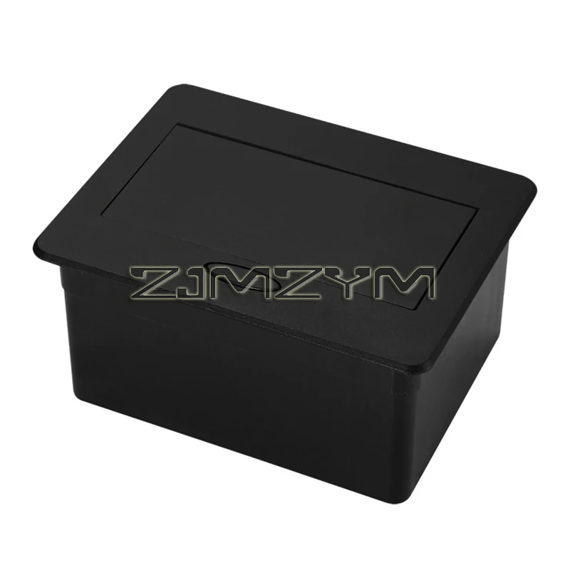 US Thai Table Pop Up Power Sockets Universal 16A Outlets 250V Alloy Black Sliver Cabinet Furniture Hidden Socket - Image 3