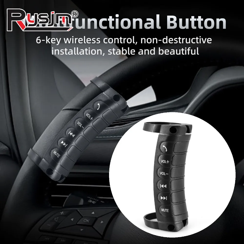 HD العالمي سيارة لاسلكية متعددة عجلة القيادة التحكم عن بعد متعددة الوظائف زر مشغل ديفيدي للسيارة لتحديد المواقع والملاحة راديو