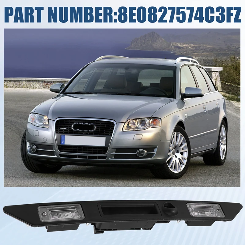 8E 0827574 C3FZ Achter Kentekenverlichting Kofferbak Achterklep Handvat Schakelaar Voor A3 A4 A6 RS3 S4 S6 8E 0827574 C 3FZ auto-onderdelen