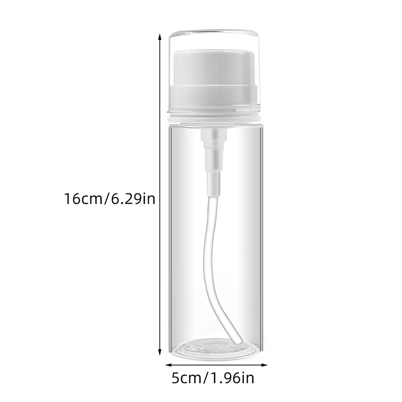 200ML Refillable Bottles Push-type Bottling Push Down Empty Pump Dispenser Bottle For Nail Polish And Makeup Remover Bottle