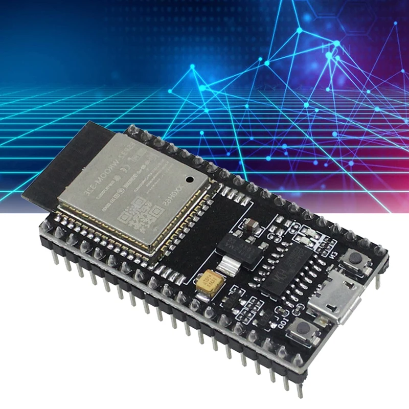 1 PCS ESP-WROOM-32E WIFI Dual Core CPU Development Board Black Serial Port Module