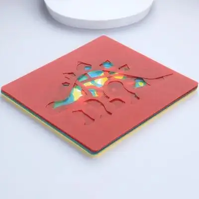 12 stücke Zeichnung Tier Form Wiederverwendbare Vorlagen Kunststoff Malerei Für Handwerk Stoff Holz Wände Kreide Schablonen Tracing