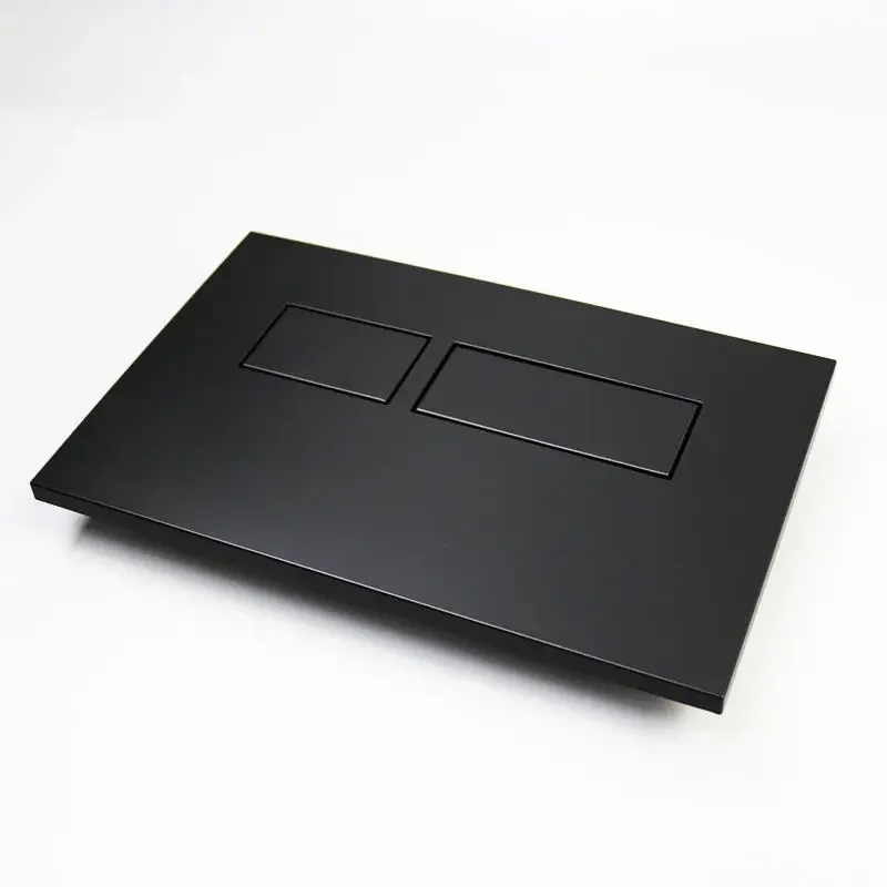 Concealed Water Tank Toilet Flush Plate, Matte Black Toilet Button