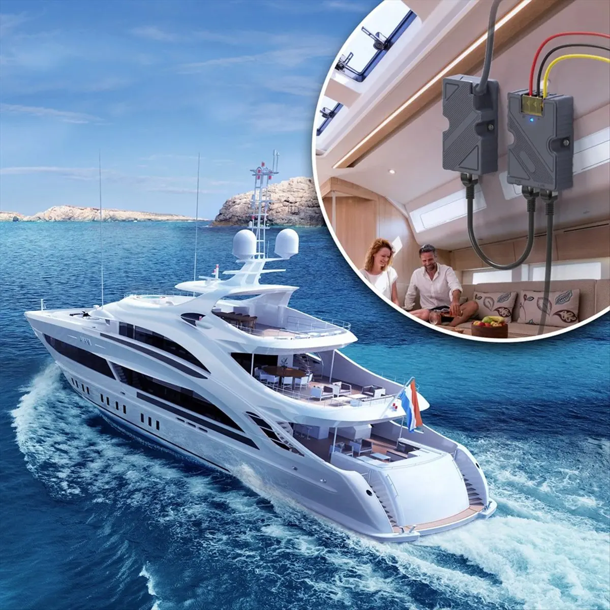 

For PoE Injector 150W Dish Cable Adapter to RJ45 Car DC Step UP Converter 12V to 48V for V2 Outdoor