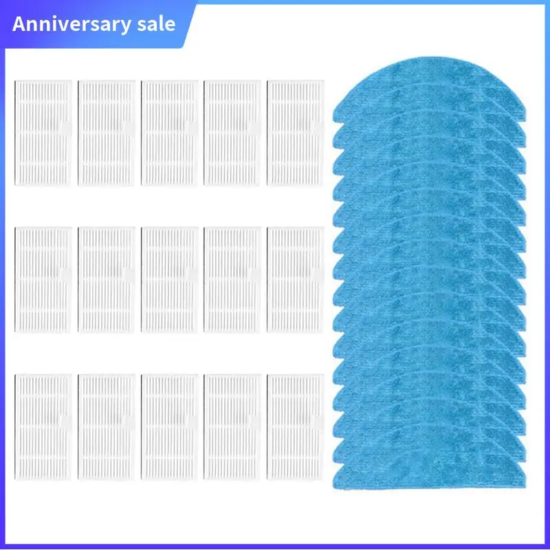 

A75P-For Cecotec Conga 7490 Immortal / 8290 Immortal Robot Vacuum Washable Mop Cloth HEPA Filters Replacement Accessories