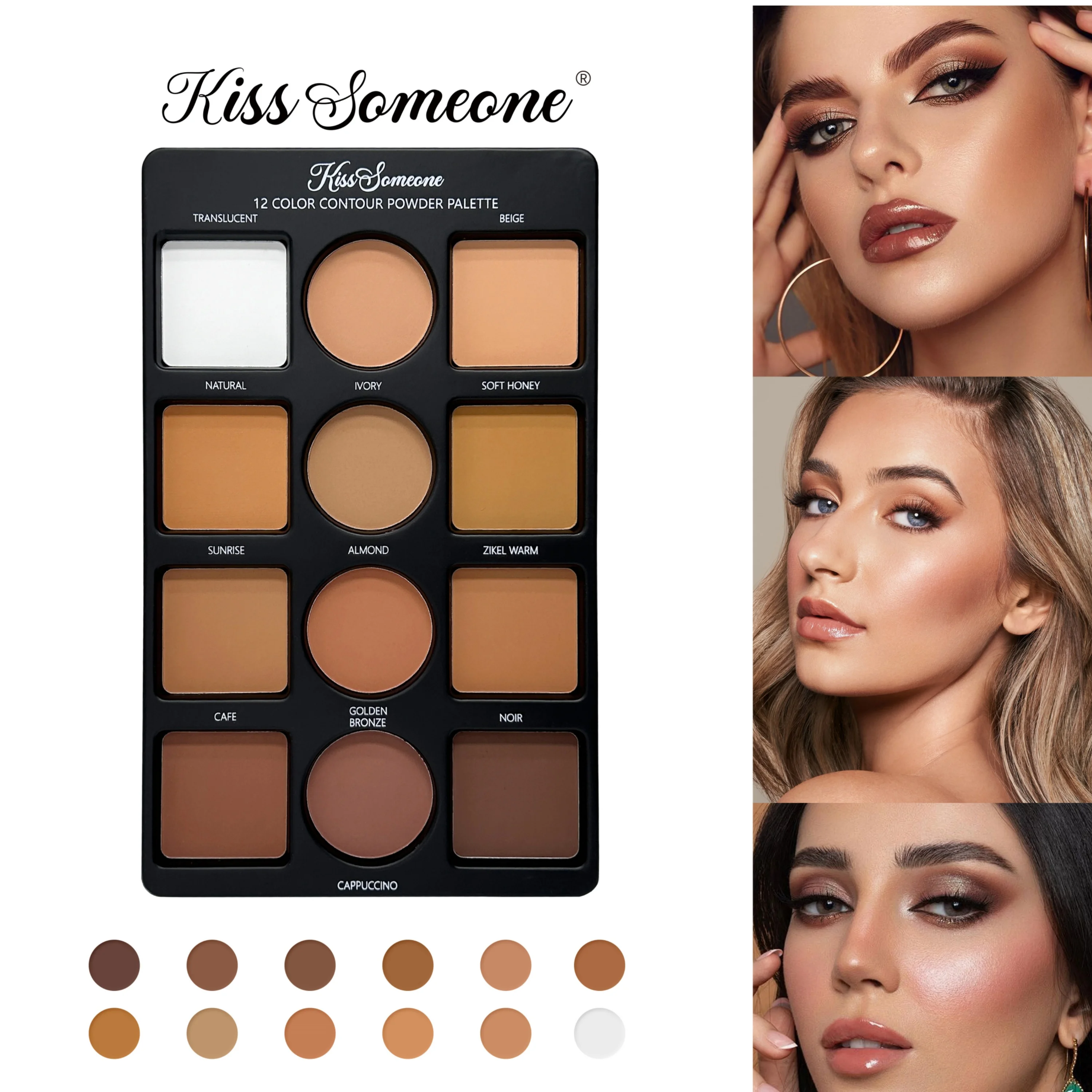 Contouring Makeup Palette for - Highlighter Bronzer Palette recension och pris