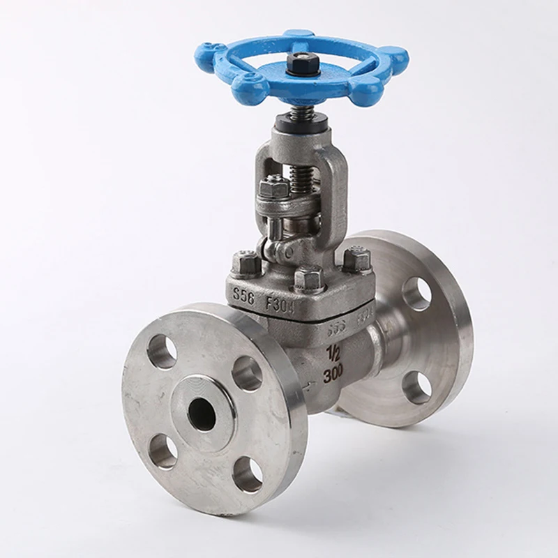 Valvola a globo con flangia manuale per olio a vapore d'acqua con volantino in acciaio forgiato PTFE A105 PN25 da 150 libbre