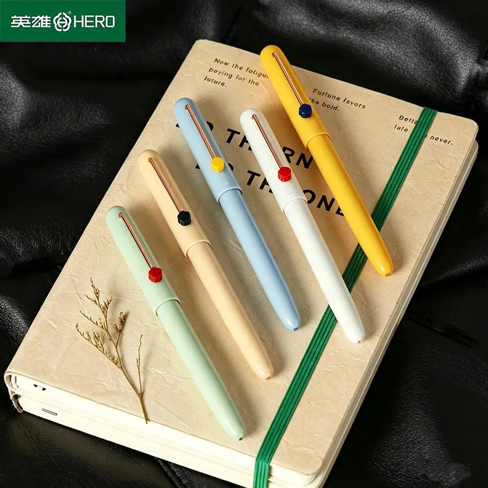 

Многоцветная тренировочная ручка Hero 616, высокая плотность, иридиевое тонкое перо, гладкое письмо, без прыжков, без царапин для студентов, ежедневный офис