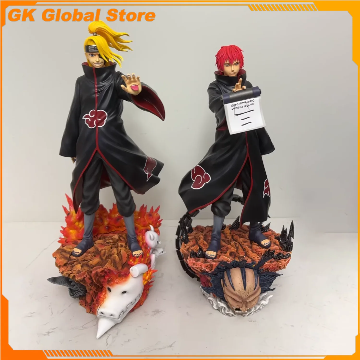 

1/6 Naruto Sasori Deidara Akatsuki Peripheral Anime Figure Resin Standing Posture Statue Decorate Ornaments Birthday Gift Toys