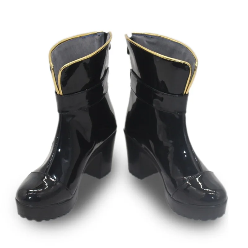 Rem คอสเพลย์รองเท้าหนัง PU รองเท้าปาร์ตี้ฮาโลวีนรองเท้าอะนิเมะอุปกรณ์เสริมคอสเพลย์ Props Custom Made