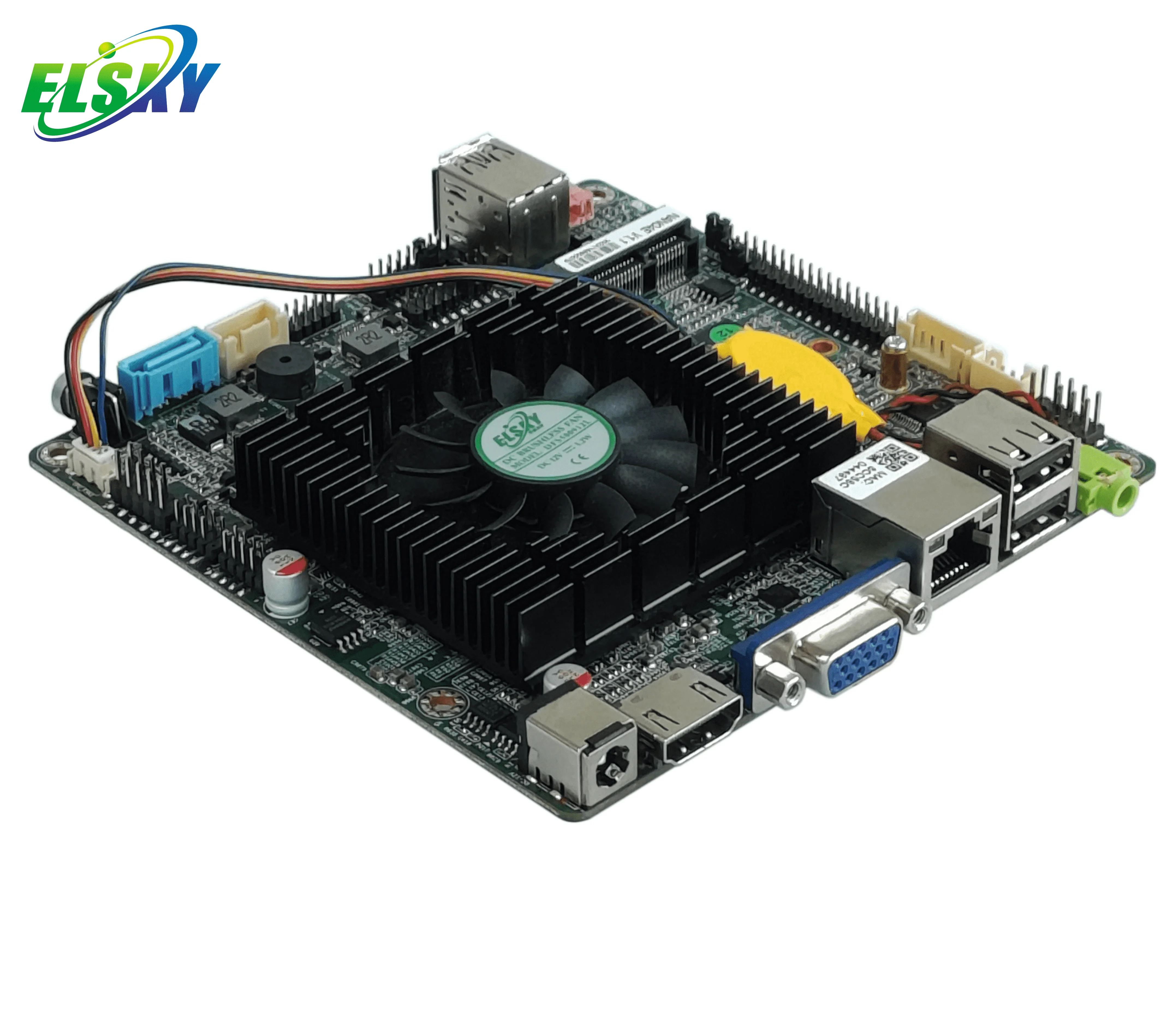 NEW New ELSKY NANO4E NANO-ITX Industrial Motherboard  J4125/J5040 4K VGA M.2 SATA 3.0 16GB DDR4 Single Channel