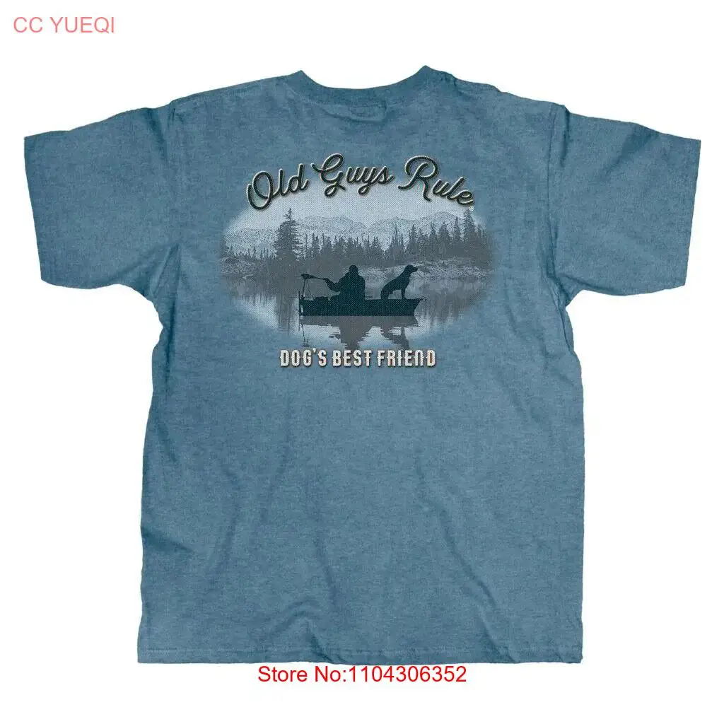 New OLD GUYS RULE T SHIRT DOGS BEST FRIEND