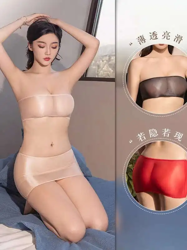 حمالة صدر جديدة مثيرة وشفافة عالية المرونة لعام 2025 فستان ضيق مفرغ مثير للنساء فستان قصير أنيق ملابس علوية رفيعة شبكية حلوة 5TZP