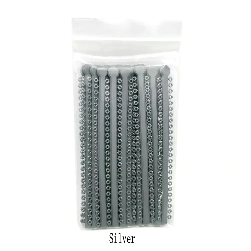 1000PCS/20Sticks Dental Orthodontic Elastic Ligature Ties Bands for Brackets Braces Dental Ligature Tie Supplier