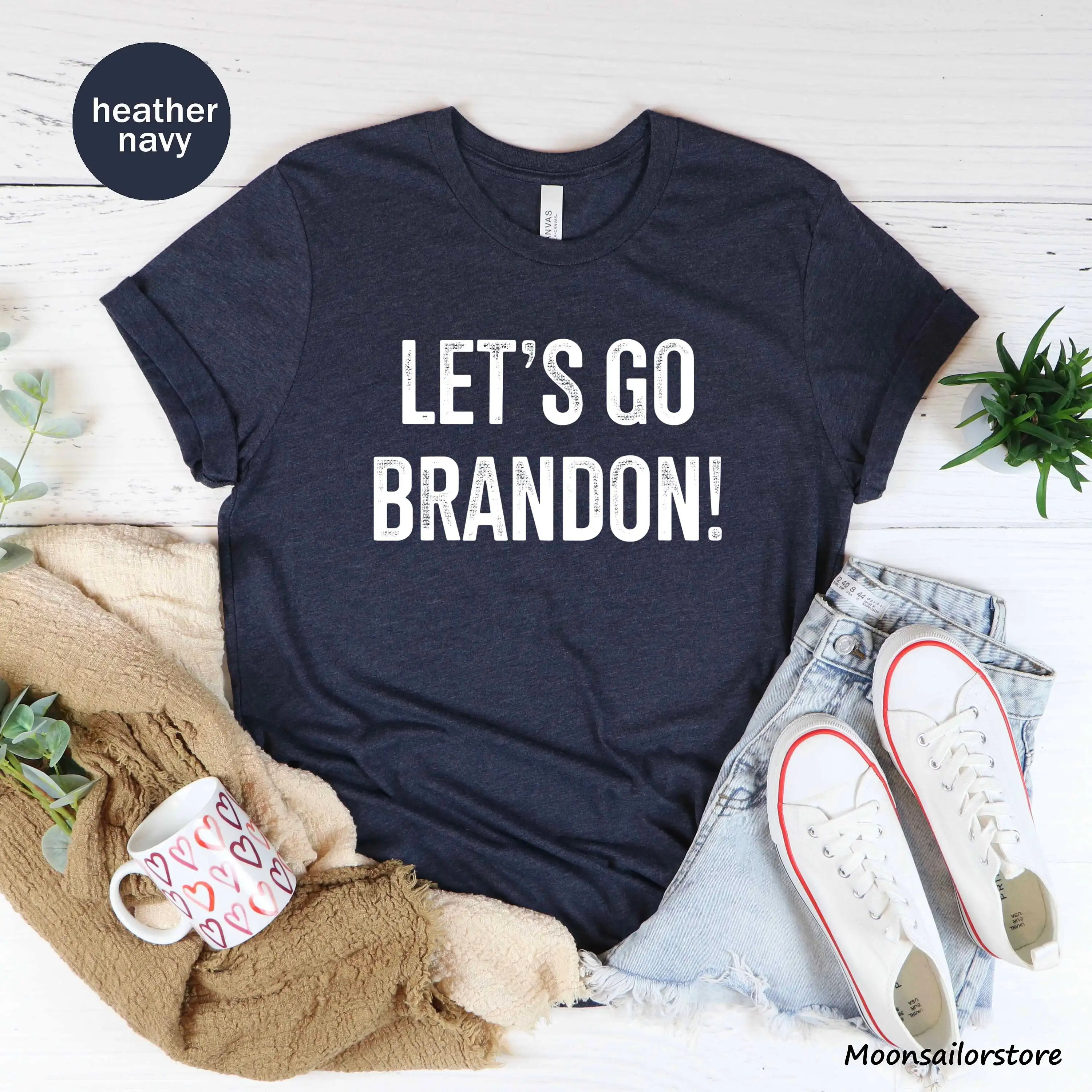 Lets Go Brandon T Shirt Biden Fjb Republican S Anti