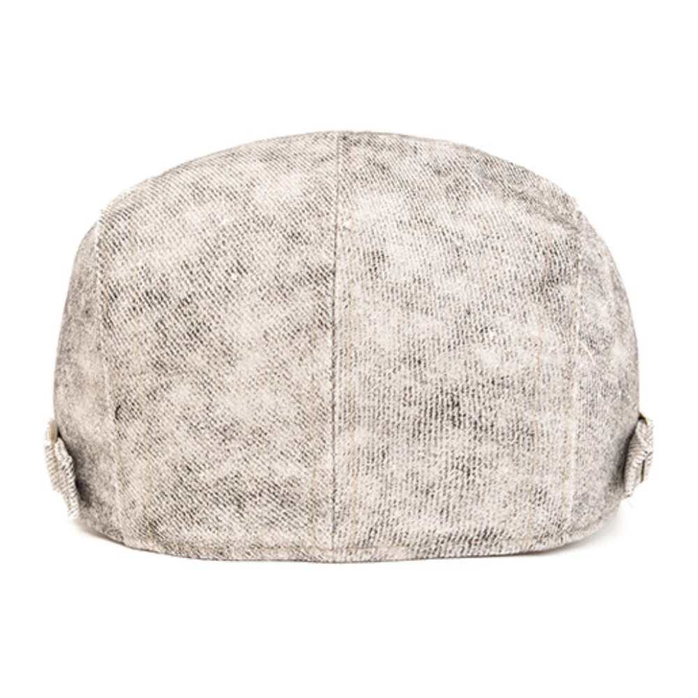 HT4812 Herren Berets Frauen Neue Frühling Herbst Kappe Baskenmütze Hut Männlich Weiblich 100% Baumwolle Ivy Flache Kappe Gewaschene Baumwolle Einstellbare Baskenmütze Kappe – Detail 8