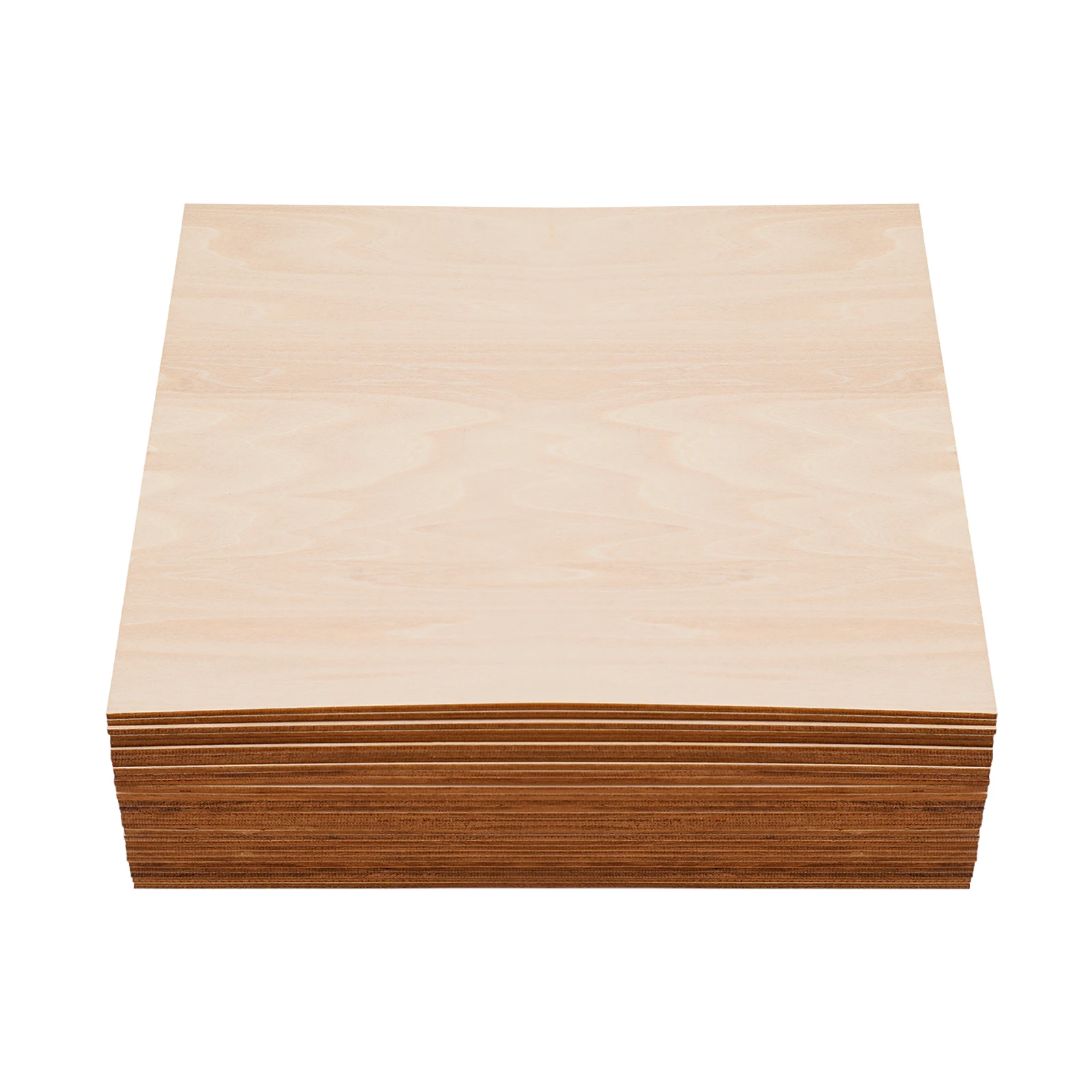 30PCS Board for Wood DIY Home Decor, Basswood Sheets, Rectangle Blank Wooden 2.7mm Thickness