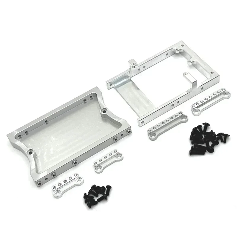 Tail beam steering gear compartment shock absorber bracket for mn D90 D91 D96 mn98 99s RC crawler car metal upgraded truck buggy