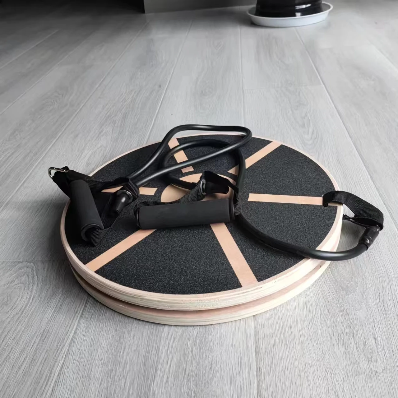 قرص دوار دقيق من الخشب ABS غير قابل للانزلاق، معدات تدريب اللياقة البدنية #1