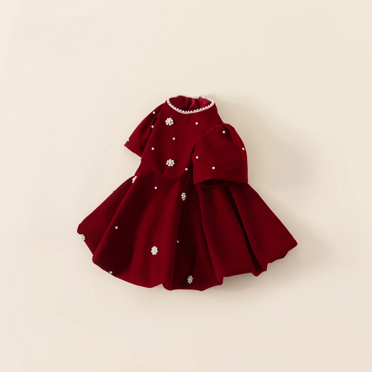 toddler girl red velvet christmas dress Red Velvet Baby Dress | Harper Velvet Dress
