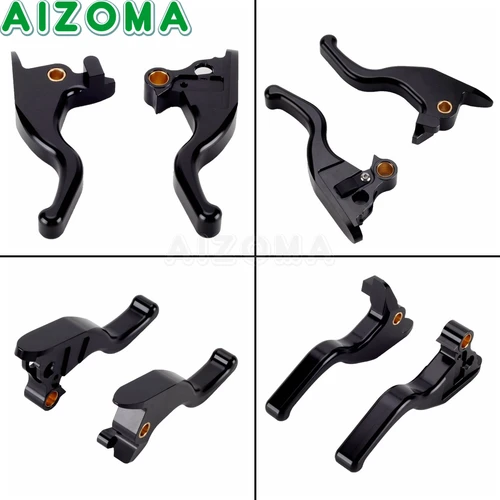 Imagen 2 del producto Manijas de motocicleta, juego de palanca de freno y embrague para Harley Softail M8 Low Rider Street Bob Slim Heritage Classic Breakout 2015-24