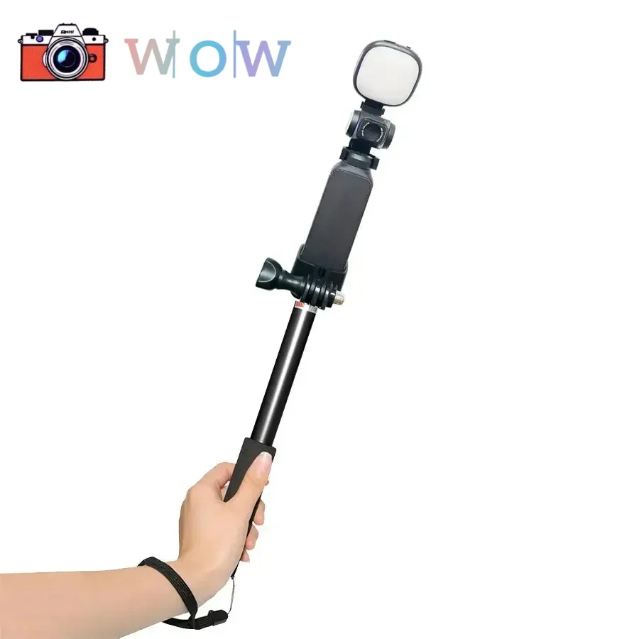 جيب 3 ملء ضوء البث المباشر أضواء صور الفيديو لينة ضوء Led يده استوديو مدونة فيديو عدة ل DJI Osmo Pocket 2 3 الملحقات